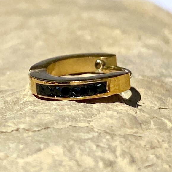 Gold Plated Stainless Steel Set of 6 Earrings - Picture 5 of 13